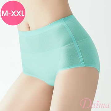 束褲  (M-XXL)燒花顯瘦翹臀蠶絲無痕束褲_綠色#7627