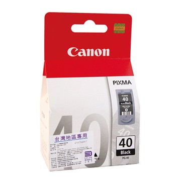 佳能Canon原廠墨水匣/PG-40/黑色