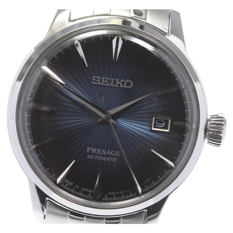 ☆良品【SEIKO】セイコー プレサージュ デイト SARY073/4R35-01T0 自動