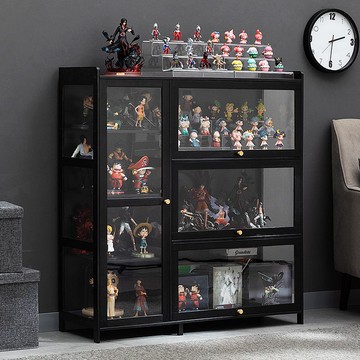 展示櫃 收納櫃 手辦展示柜樂高亞克力展示架非玻璃產品陳列柜子模型玩具煙柜貨架 可開發票