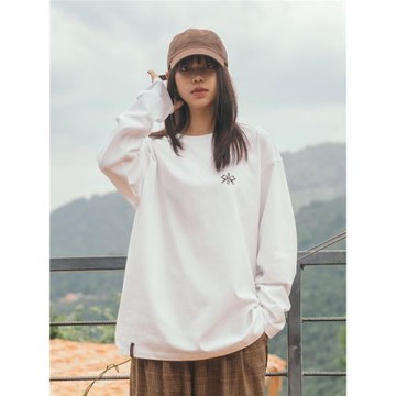 食釣SEDUCEgear露營斧頭標長袖T恤秋季潮牌簡約基礎款打底衫男女