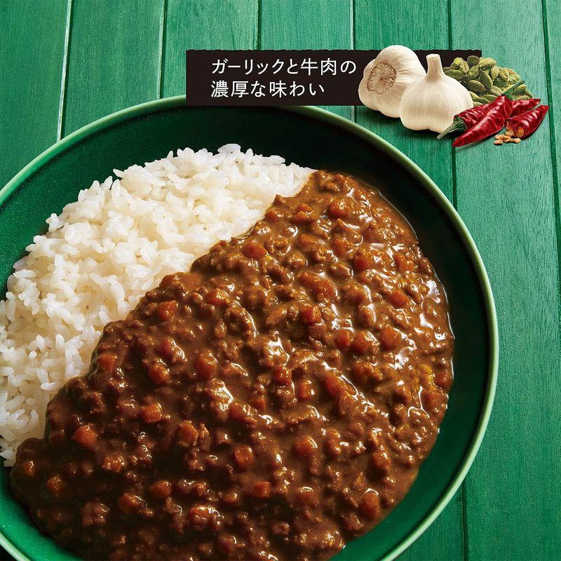 グリコ LEEガーリックキーマカレー 辛さ×12倍 150g×10個