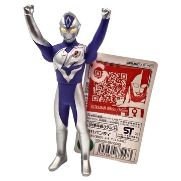 BANDAI 超人力霸王英雄軟膠 EX 超人力霸王迪納斯  1個