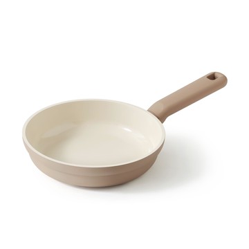SENSARTE JP-SA-YJ6020 20cm 不沾煎鍋 陶瓷不沾塗層 米色