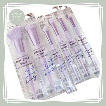 【Mia1855】韓國 DAISO 大創 新款 夢幻紫色刷具 TAG純素刷具 腮紅刷 眼線刷 暈染刷  眼影刷