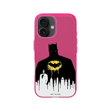 iPhone 16 Clear 粉漾桃 - Batman 蝙蝠俠 - 守護高譚市