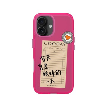 iPhone 16 Clear 粉漾桃 - 好日曆 GOODAY (星期安有限公司) - 好日子筆記(黑字款)