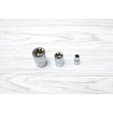 E型套筒 星型套筒 內星型套筒 E字套筒 四分 星狀套筒 1/2" 3/8" 星形套筒 二分 米字套筒六角套筒 1/4"