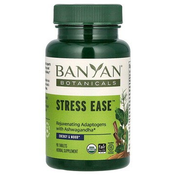 Banyan Botanicals, Stress Ease，90 片