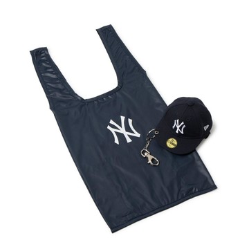 NEW ERA 男女 日版CAP KEYHR 紐約洋基 環保購物袋 海軍藍 NE14948731