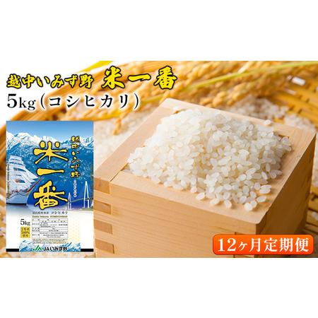 ふるさと納税 越中いみず野米一番 5kg（コシヒカリ） 富山県射水市