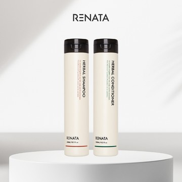換季也要洗出清新好髮感💚【蕾娜塔 RENATA】純淨草本洗護組（洗髮精 300mL＋護髮乳 300mL）款式任選