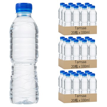 Tamsaa 無標籤天然水  330ml  60瓶
