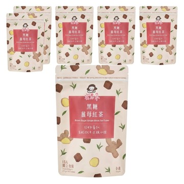 蜜思朵 黑糖薑母紅茶  17g  6個  15個裝