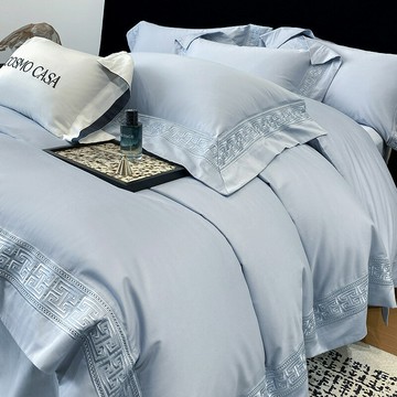 輕奢酒店風A類100支雙股長絨棉全棉四件套純棉被套床笠款裸睡床品