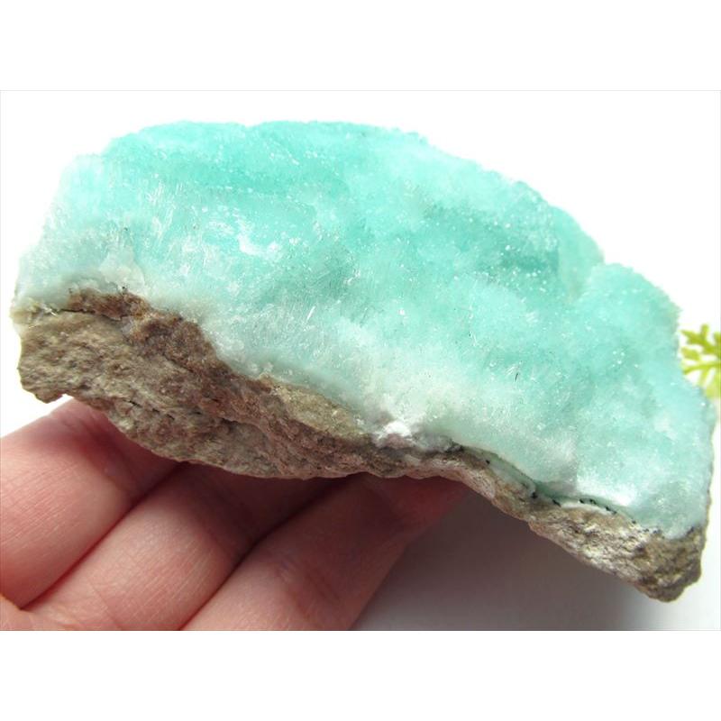 値下げ中 ブルーグリーンスミソナイト 原石 最大幅約107mm 重さ263g キラキラ青緑結晶 好感、信頼、良識の象徴 菱亜鉛鉱 ヒーリングストーン 一点もの
