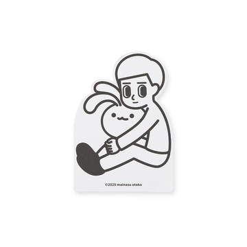 消極男子 X Royal Art 明信片E款 (消極男子與兔主管) H9050