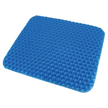 victoria 維多麗亞 TPE涼感動態蜂巢凝膠靠墊  37.5 x 22 x 4.5cm  藍色