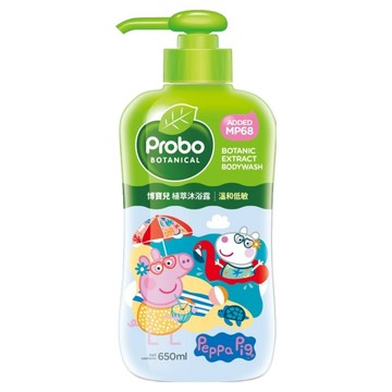 Probo 博寶兒 植萃沐浴露 佩佩豬 溫和低敏 不流淚配方  650ml  1瓶