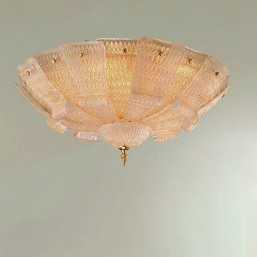 E14金箔手工玻璃吸頂燈 B147-29-70691