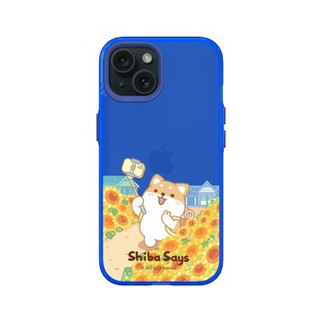 iPhone 15 Clear 激光藍 - 柴語錄 Shiba Says - 國旅小確幸