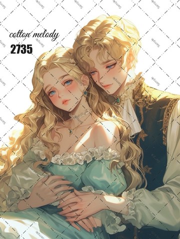 original sticker no.2735 人物貼紙 原創貼紙 原創人物貼紙 裝飾貼紙 cotton melody