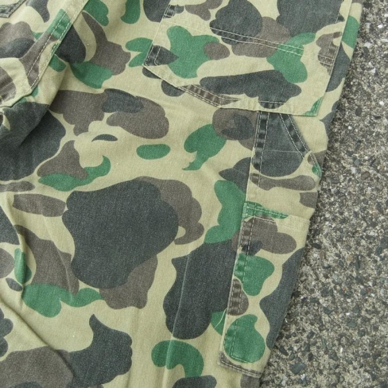 ヒューストン HOUSTON つなぎ OVERALL - GR CAMO （80%OFF） | LINE 