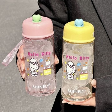 ✨臺灣出貨✨2026kitty貓水杯新款網紅小衆便攜ins學生可愛卡通吸管隨手杯爆款冷水杯 保溫杯 隨行杯 馬克杯