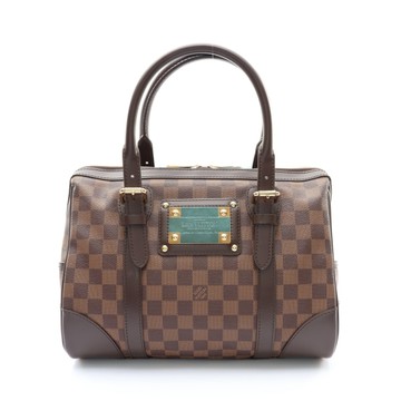 LOUIS VUITTON LV 路易威登 Berkeley 波士頓包 手提包 棕色 棋盤格帆布 N52000 【二手名牌BRAND OFF】