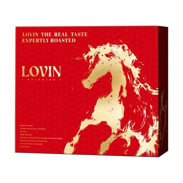【LOVIN樂恋】騰躍金韻 春節頂級堅果禮盒12入/盒附提袋 (綜合堅果、綜合纖果各6入)