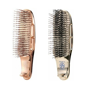 【日本黃金頂級魔髮梳】現貨 日本製 S-Heart-S 乾濕兩用頭皮按摩梳(短柄)/2色 Scalp Brush 清潔按摩梳 洗頭梳 貴婦梳 護髮梳 梳子 熱賣中!