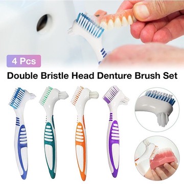 allmy附發票【外銷款】  假牙清潔刷 活動牙齒的專用刷 清潔刷 清洗刷