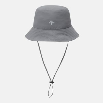 DESCENTE 帽子 漁夫帽 運動帽 遮陽帽 SPORTS BASIC SUN SHIELD BUCKET HAT 灰 SR123UCP1H-DGRY