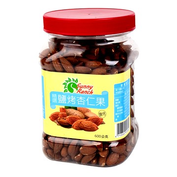 SUNNY RANCH 精選鹽烤杏仁果桶