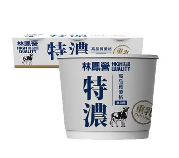 【冷藏】林鳳營特濃重乳優格_無加糖_80g_三入組