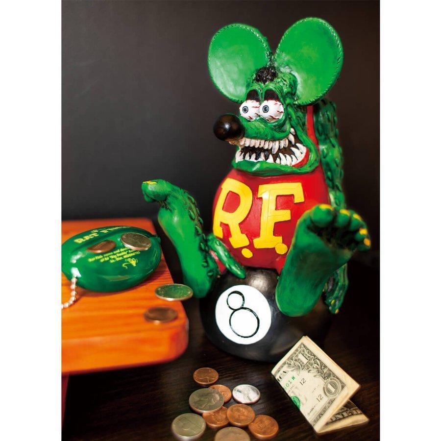 ラット フィンク Rat Fink コイン バンク (貯金箱) 8ボール スタチュー 人形