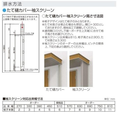 YKKAP窓まわり ひさし エントランスシステムひさし 軒天パネルあり