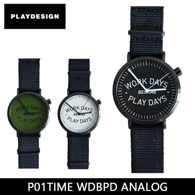 PLAYDESIGN プレイデザイン 腕時計 P01TIME WDBPD ANALOG PL-0005