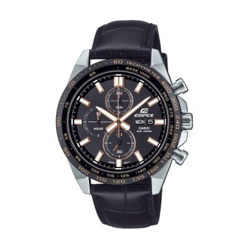 CASIO 卡西歐 EDIFICE 專注突顯 前衛運動風格 黑 EFR-574BL-1AV_42.3mm