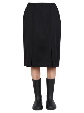 raf simons straight cut skirt