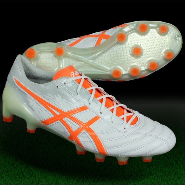 Dsライト X Fly 3 ホワイト ショッキングオレンジ Asics アシックス サッカースパイクtsi748 0130 通販 Lineポイント最大0 5 Get Lineショッピング