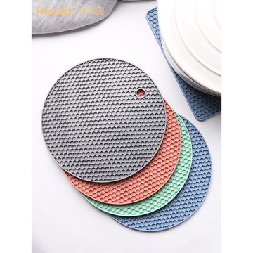 餐桌墊硅膠隔熱墊北歐耐高溫硅膠防燙碗墊子家用廚房鍋墊盤墊杯墊