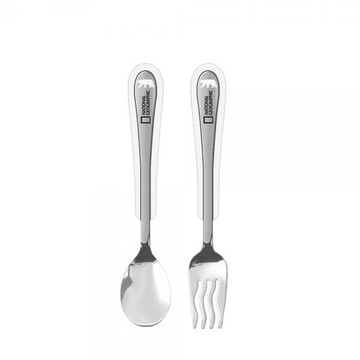 National Geographic國家地理 不鏽鋼匙叉組(鋸齒)海洋Ocean(8809639578605)480元