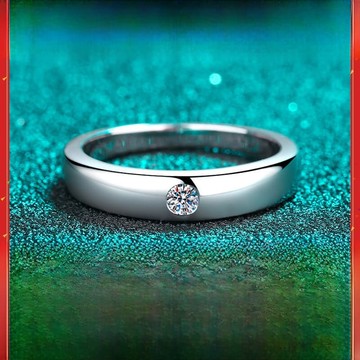 快速出貨 【可開發票】正宗的莫桑石戒指純銀鉆石光澤情侶戒指壹對求婚婚禮鉆石戒指的男朋友和女朋友