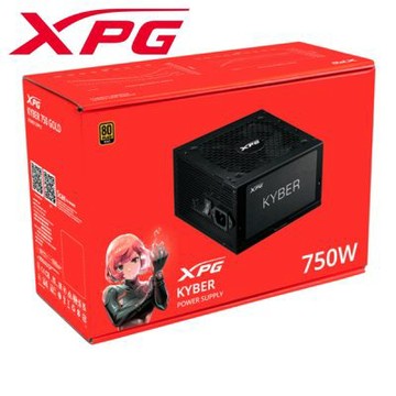 【XPG 威剛】KYBER 750W 金牌 電源供應器(5年保固/GEN5/ATX3.0 PCIe5.0)