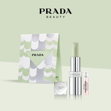男女皆宜💚【PRADA】【專屬刻字】經典潤唇膏 U000|享 隨行香+期間限定禮袋|訂製刻字禮|生日禮物