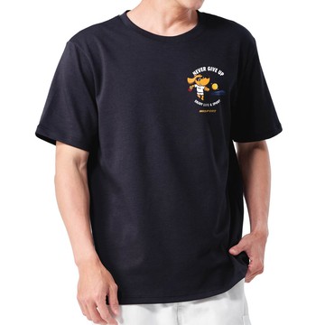 立體機能棉T-跩狗全力以赴(小圖款)-桌球 運動衣 機能服 MIT台灣