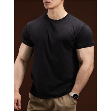 SPEED美式休閑短袖t恤男士夏季運動健身訓練純棉上衣2025新款圓領