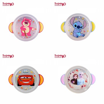 SuperBO 不鏽鋼學習碗(360ml) (熊抱哥/史迪奇/閃電麥坤/冰雪奇緣)★衛立兒生活館★
