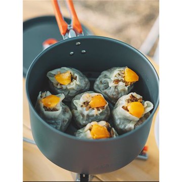 火楓盛宴蒸盤戶外套鍋便攜式蒸架野炊輕量裝備鍋具內部折疊鋁支架